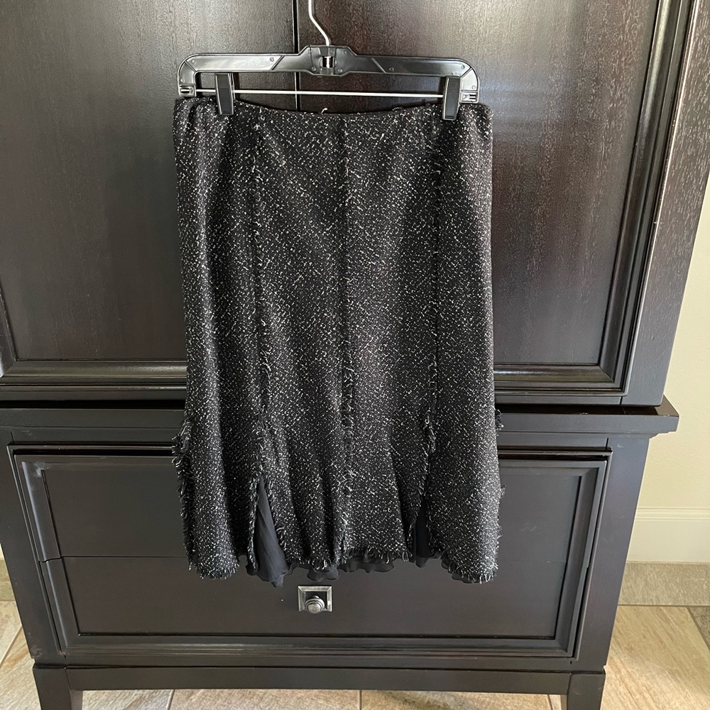 Lafayette 148 Tweed a line skirt